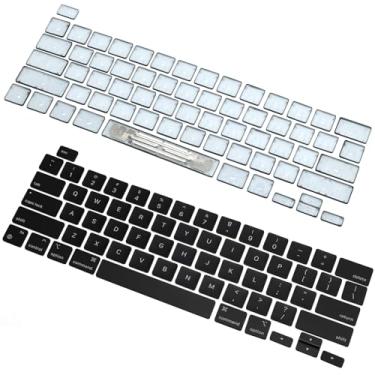 Imagem de HAWSON Substituição De Teclas Teclado Us A2338 Para Macbook Pro Retina 13" M1 M2, Ano 2020-2022, Emc 3578, 8162 (Preto)