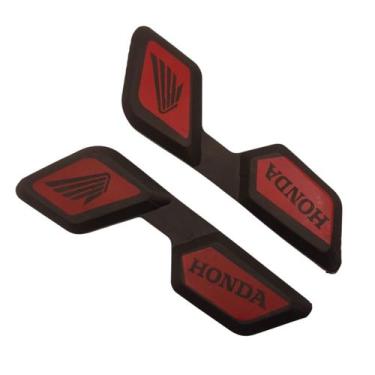 Imagem de Borrachas Rabeta Bagageiro Bros 125/150/160 Xre 300 Vermelho - RR Raci