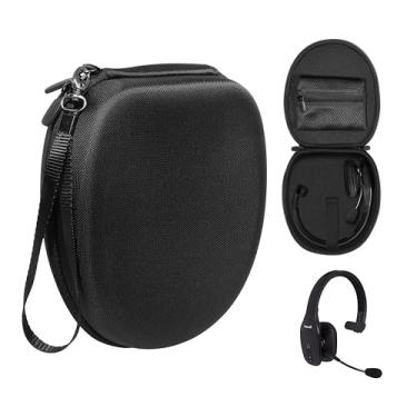Imagem de getgear Capa de fone de ouvido para VXI BlueParrott B450-XT, B450-XT -204010-C, B350-XT, B250-XTS, C400-XT, bolso de malha para cabo, amplificador e outros acessórios (preto)