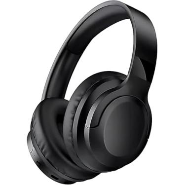 Imagem de Fone De Ouvido Bluetooth 5.0 Sem Fio Fone Corrida Academia Com Cancelamento de Ruído On-ear Dobrável Qualidade PREMIUM (Preto)