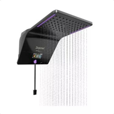 Imagem de Chuveiro Ducali Premium Digital Black Zagonel 7500w 220v