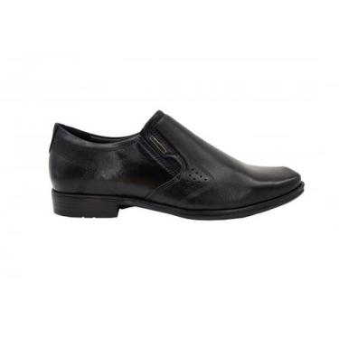 Imagem de Sapato Social Pegada Masculino Levitech 122326, Preto, 40