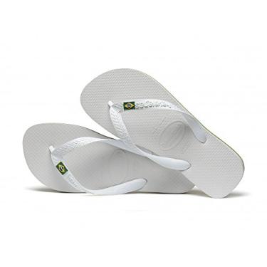 Imagem de Chinelo Mascuino Havaianas Brasil Branco 44