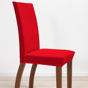 Imagem de Capa para Cadeira Kit 4 Peças Malha Gel Ajustável com Elástico 45x60cm (VERMELHO)