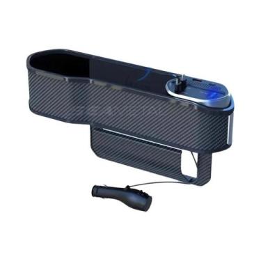 Imagem de Organizador De Espaço Para Carro Com Carregamento Sem Fio 40W Cabo De 