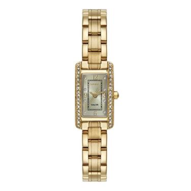 Imagem de Relógio Seculus Feminino Ref: 77324Lpsvda1 Retangular Aço