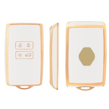 Imagem de Capa para chave inteligente de carro de TPU para Renault Koleos Kadjar Clio Megane Captur Espace Kangoo Sandero Talisman acessórios