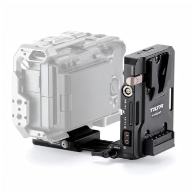 Imagem de Tilta Mini placa de bateria PD V Mount com kit de receptor ARCA ajustável | 60W PD USB-C, P-Tap e Saídas Lemo de 2 pinos | Compatível com DJI ARCA Quick Release e Gaiolas de Câmera | Slots de alça
