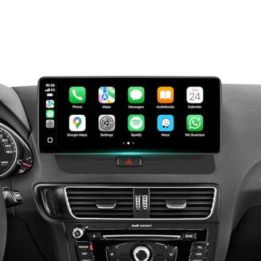 Imagem de Tela CarPlay sem fio de 12,3 polegadas para Audi Q5/SQ5 2009-2017 com sistema Audi Concert&Symphony | Android Auto & Mirror Link| 4G RAM + 64G ROM | Android13| Retém controles MMI | Rádio veicular com