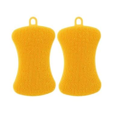 Imagem de Esponja De Silicone Para Cozinha, Escova De Limpeza Doméstica, Acessór