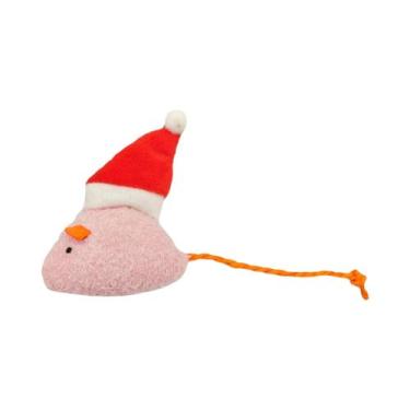 Imagem de Brinquedo Interativo De Rato De Natal Com Catnip Para Gatinhos, Limpez