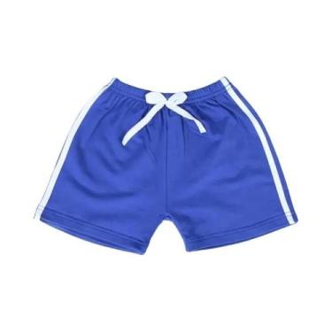 Imagem de Shorts De Verão Listrados De Algodão Para Meninas E Meninos, Calças De
