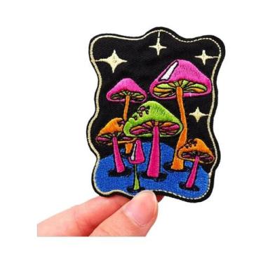 Imagem de Patch Bordado De Aventura Em Acampamento Na Montanha, Termocolante Par