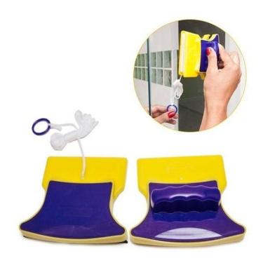 Imagem de 1 Duplo Limpador Magnético De Vidro Aquários Janela