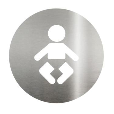 Imagem de Placa de Sinalização Sanitário Trocador Biovis