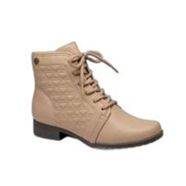 Imagem de Bota cadaço feminina dakota almeria da921, Capuccino, 35