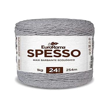 Imagem de Barbante Colorido, Euroroma, Spesso, 4/24, Cinza, 1 kg, Rolo de 254 Metros