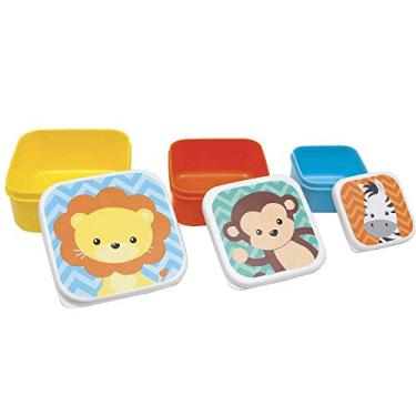 Imagem de Buba Kit 3 Potinhos Animais Multicor