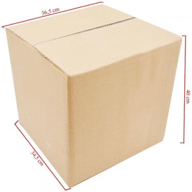 Imagem de Caixa De Papelão Para Correios 50 Unidades Embalagens 36.5cm x 34.5 cm x 40cm