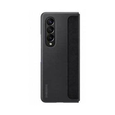 Imagem de Para Samsung Galaxy Z Fold 4 5 Capa com suporte e suporte para caneta S Protetor traseiro Capa de suporte SPen Pocket para Z Fold4, preto, para Fold 5