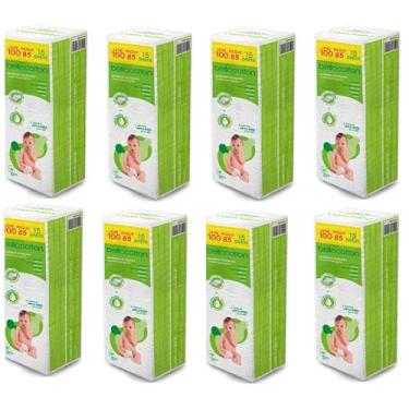 Imagem de Algodão Bellacotton Quadrado Bebê Sem Perfume 800 Unidades