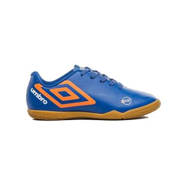 Imagem de Chuteira Infanto-juvenil Futsal Orbit Jr Royal Laranja Branco Umbro U07FB00178-362