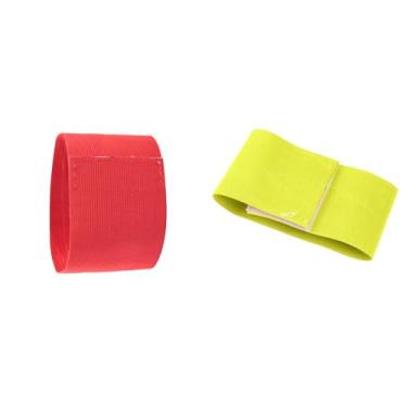 Imagem de Braçadeira de Capitão de Futebol, Grupos Esportivos de Equipe Ao Ar Livre Braçadeiras de Futebol Cores Brilhantes Braçadeira de Capitão de Nylon Faixas de Jogador Ajustáveis