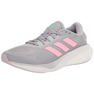 Imagem de adidas Tênis masculino Supernova 2, Halo prata/feixe rosa/prata amanhecer, 6.5