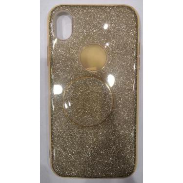 Imagem de Capa Capinha iphone xr Glitter Brilhante Diversas Cores - HHW, Ouro / 