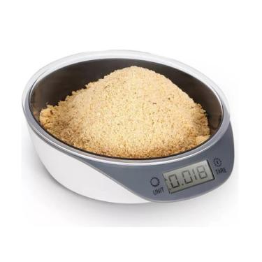 Imagem de Balança Digital De Cozinha C/ Tigela Pesa De 1gr Até 5kg - Onistek