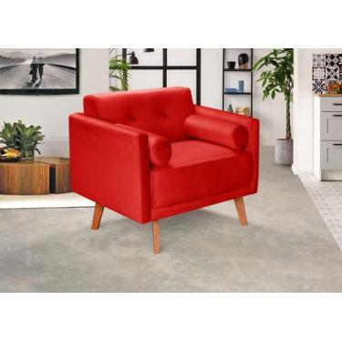 Imagem de Poltrona Moderna Decoração Sala, Varanda, Recepção Luma - BELLA DECOR