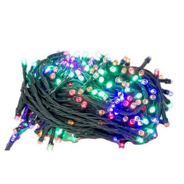 Imagem de Pisca Pisca Led Natal Colorido 100 Leds 110V 8 Funções - Art Christmas