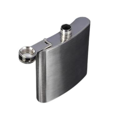 Imagem de Tampa de plástico aço inoxidável garrafa garrafa portátil licor frascos para licor para homens cantil feminino cantil uísque