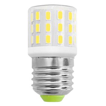 Imagem de TRIJZHOU LED Light Bulb Refrigerator AC 100-265V 40W Halogen Equivalent E26 Appliance Lamp Daylight White 6000K 600Lm 4W T10 Kitchen Freezers Medium Screw Base Non-Dimmable Corn Bulbs Pack of 1