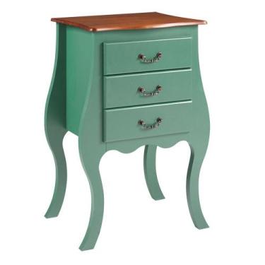 Imagem de Cômoda de Madeira com 3 Gavetas Bombê Antique - 1024 - Meyer, Laca - V