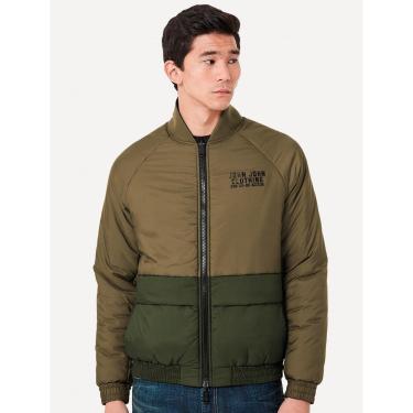 Imagem de Jaqueta John John Masculina Reta Double Liam Logo Cinza-Masculino