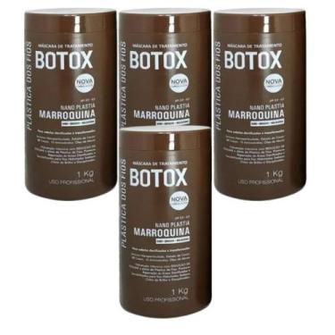 Imagem de combo 4 Botox Plastica dos Fios  Marroquina Alisamento e Redutor de Vo