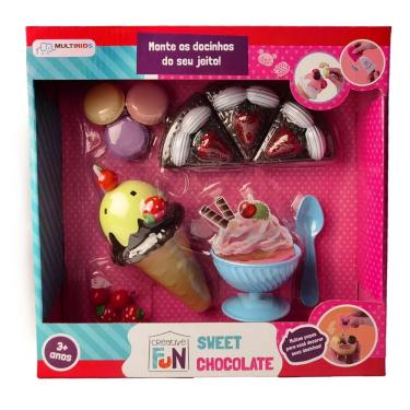 Imagem de Brinquedo Creative Fun Sweet Chocolate Conjunto De Comidinhas - Multikids