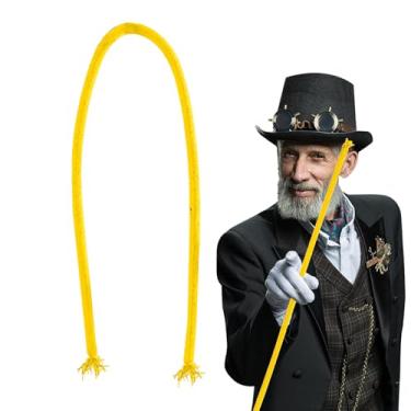 Imagem de Truque de corda, corda mágica | Suporte de truque de ilusão | Adereço mágico, corda engraçada, truques de mágica para performance em palco, festa anual, shows de mágica fáceis de