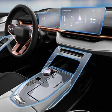 Imagem de YREAJZVS Película transparente TPU para interior de carro, console central, painel de navegação, painel de porta, janela, para Haval H6 3ª geração