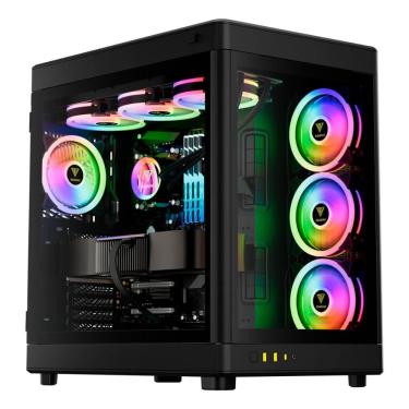 Imagem de Gabinete Gamer Aquário Gamdias Neso P1B - Vidro Temperado - Design Modular - E-ATX - Preto