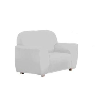 Imagem de Capa De Sofá Para 2 Lugares Coladinha Liso Para sua Sala - M.A Enxovai