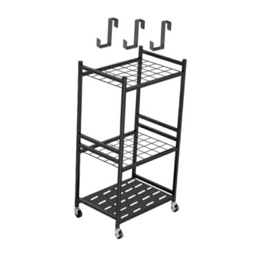 Imagem de Bothyi Organizador de ferramentas de jardim, acessórios de organização de rack de utilidades, suporte de vassoura, esfregão, ancinhos, pás, suporte de para