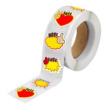 Imagem de Magictodoor Adesivos de preço de venda de garagem com adesivo removível, etiquetas de preços de venda de quintal para lojas de varejo, ofertas de mercado de pulgas e vendas comunitárias - Escreva