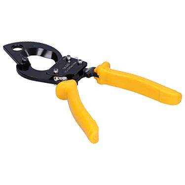 Imagem de Yinhing Cortadores de Cabo de Catraca, Cortador de Cabos Engrenagem de PC Ferramenta de Corte de Alça de Plástico de Alto Carbono Aço Com Tesoura de Tesoura de Arame de Arame Elétrico para