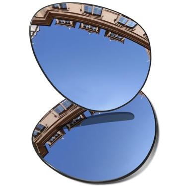 Imagem de Vonxyz Lentes de reposição para óculos de sol Ray-Ban Aviator RB3025 62 mm - Revestimento espelhado cromado polarizado