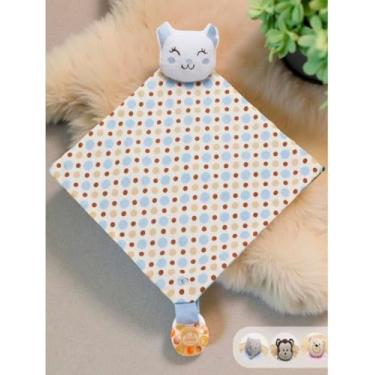 Imagem de Naninha De Bebê Com Prendedor De Chupeta Menina Menino(Gatinho)