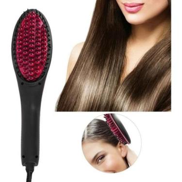 Imagem de Escova de alisador de cabelo elétrica 50328 com gerador de íons - Ligh