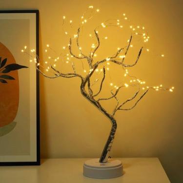Imagem de Lâmpada OURBAOFU 20" Bonsai Tree Light 108 LED Bateria USB