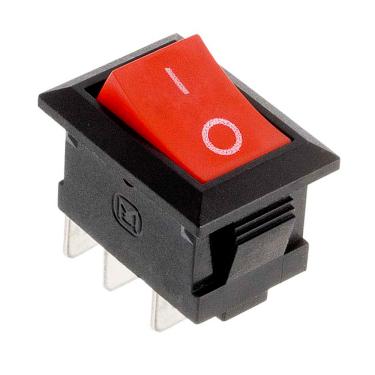 Imagem de Chave Retangular Gangorra Vermelha 3T KCD1-102